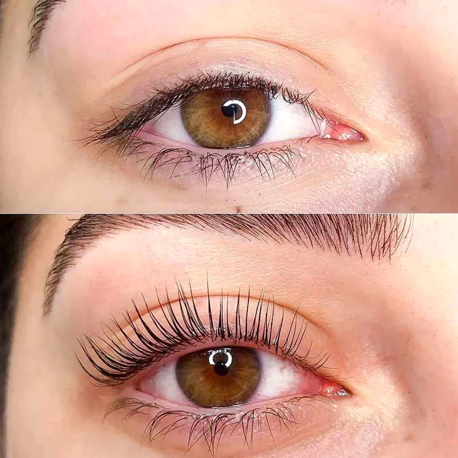 Wimpernlifting: Vorher und Nachher