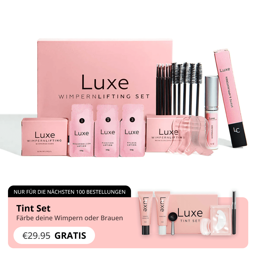 Luxe Wimpernlifting Set, Luxe Wimpernlifting, Wimpernlifting selber machen, Luxe Cosmetics, Bundle